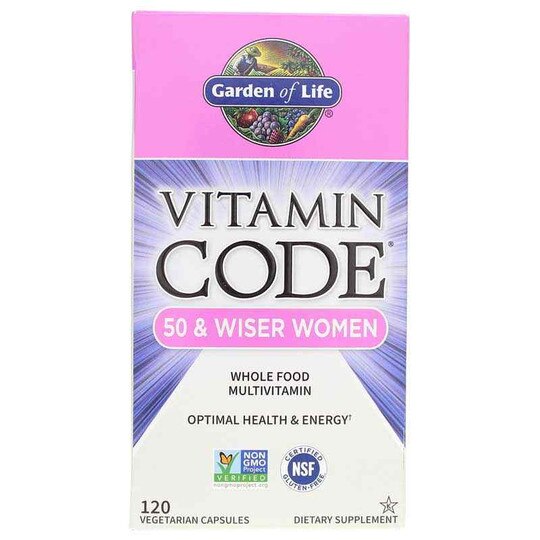 Vitamin Code 50 & Wiser Women Multivitamin, GOL